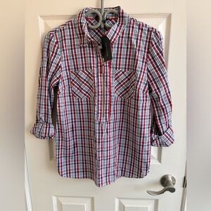 Tommy Hilfiger Plaid Button-Up Shirt
Women’s Small
NWT
100% Cotton
